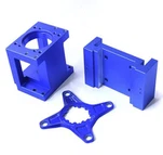 Plat Aluminium Mesin CNC, Pendakap Aluminium Pemesinan CNC, Penyesuai Aluminium, Penyokong Aluminium